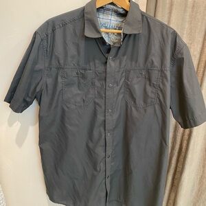 Kuhl Men's Dark Gray Short Sleeve Shirt